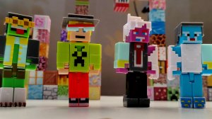 Майнкрафт распаковка фигурок. АСМР.