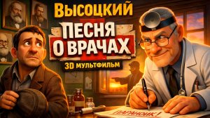«Песня о врачах» — В.С.ВЫСОЦКИЙ | Смешная и страшная правда о медицине (3D анимация)