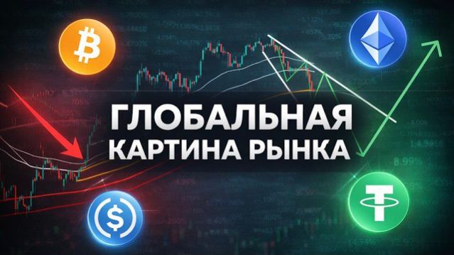 ⚪️ Рынок перед движением: BTC, доминация и металлы