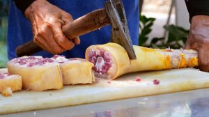 Бычий хвост с авокадо Зеленый карри Бангкок Таиланд