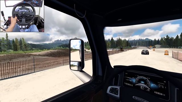 Транспортировка вертолёта 🚁 Негабаритный рейс в ATS на Thrustmaster T300RS 🇺🇸