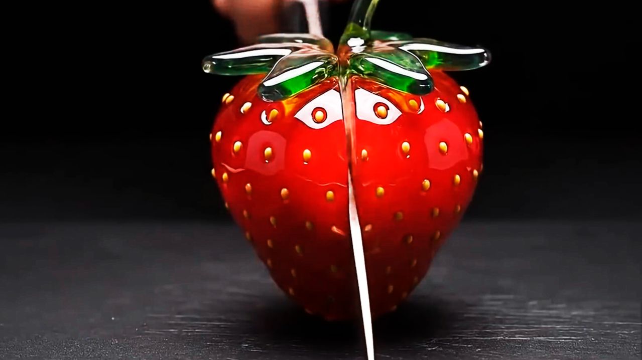 ГИГАНТСКАЯ КЛУБНИКА что внутри НЕОБЫЧНЫХ предметов. Развлекательное видео на рутуб смотреть №4