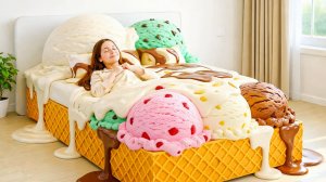 Какую Сладкую Кровать Выбрали бы ВЫ? 🛏🍦✨ | ИИ АСМР для Полного Расслабления