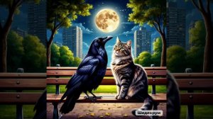 Рассказ - "Кот и ворон"