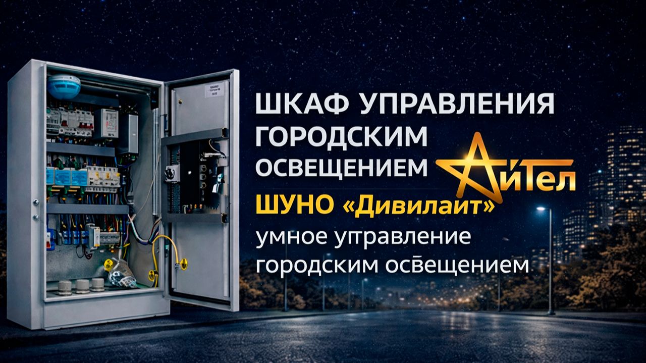 Как сэкономить 40 на освещении города? ШУНО Дивилайт от АйТел
