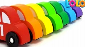 Обучающее видео для малышей. Изучаем цвета,  счёт,  цифры с весёлыми машинками