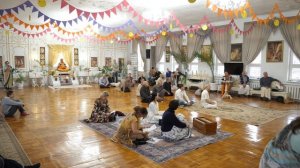 Храм Шри Шри Нитай Гаурасундары в Донецке 3 марта 2026 года Гаура Пурнима ч. 1 - лекция и киртан