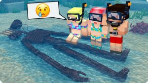 🤕МЫ НАШЛИ УТОНУВШЕГО СИРЕНОГОЛОВОГО ПОД ВОДОЙ в МАЙНКРАФТ! НУБИК