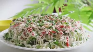 Салат "АЛЁНКА" Безумно Простой Вкусный и очень быстрый праздничный салатик за 10 МИНУТ!!