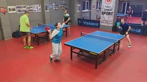 отбор Монаенкова В. (476) - Буханов А. (473) 24.02 настольный теннис Малиновый 400+ турнир СПб