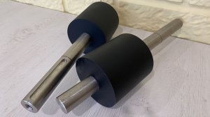 Конвейерные валы (ролики) с полиуретановым покрытием