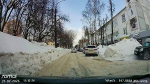 Эшпая улица. Йошкар-Ола февраль 2026