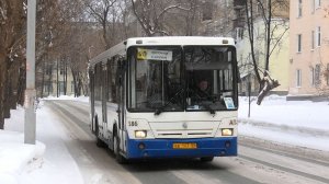 Автобус Екатеринбурга НефАЗ-5299-20-32 борт №586 маршрут 90 на улице Генеральская