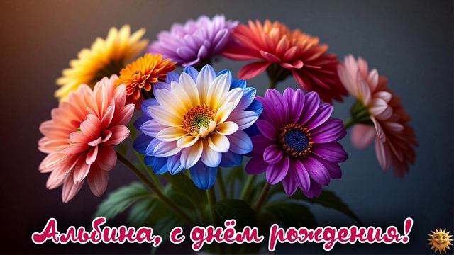 Альбина с днём рождения