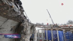 Собянин: Реконструкцию Воробьевского путепровода планируется завершить осенью