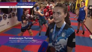 В нижегородской спортивной школе «Радий» прошла тренировка с участием ведущих спортсменов муайтай