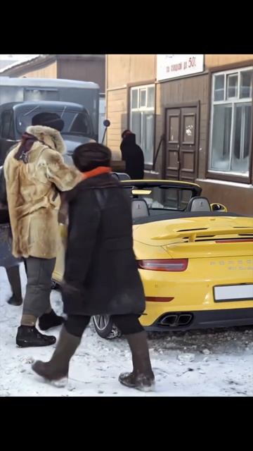 Porsche 911 в фильме  Операция Ы  #ai #нейросеть #porsche911 #kling #ии