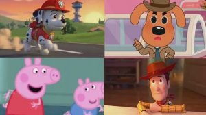 БАТТЛ ГЕРОЕВ — МАРШАЛЛ vs ШЕРИФ ЛАБРАДОР vs ПЕППА vs ШЕРИФ ВУДИ! 🚒