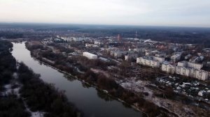 4К поселок Городищи (станция Усад). Полеты над поселком.