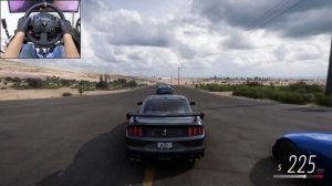 Shelby GT500: 1000 сил 🔥 Заезд в FH5 на Thrustmaster TX 🏁