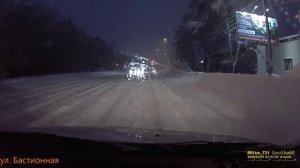 Зима 2026. Часть7. Забрали, повезли домой. Снег налипает на щётки.