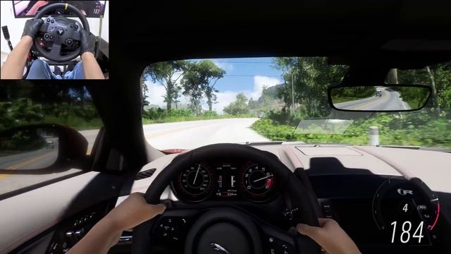 Jaguar F-TYPE: британский хищник 🔥 Заезд в FH5 на Thrustmaster TX 🏁