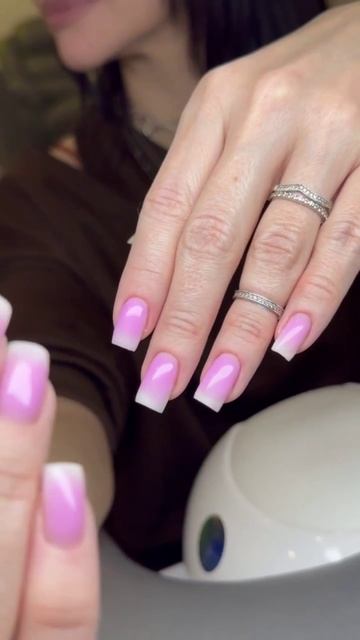 френч с градиентом