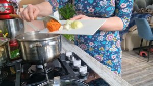 Всё сделала что планировала. Грибной суп. Сею лобелию и хризантему