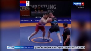 Марат Кампаров из КБР занял первое место на международных соревнованиях по спортивной борьбе