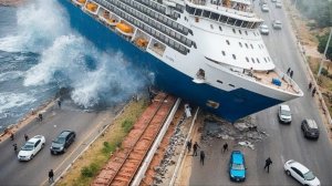 Самые крупные столкновения и ошибки кораблей снятые на камеру.