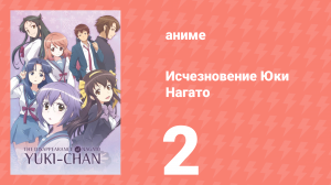 Исчезновение Юки Нагато 2 серия (аниме-сериал, 2015)