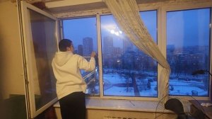 Москитная сетка универсальной системы Нортекс. Крепления абсолютно нового типа.