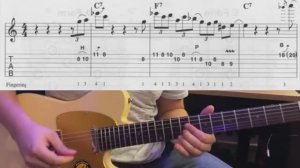 The Blender Blues in C (guitar solo,tab,backing track)