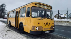 Легендарный автобус ЛиАЗ 677 вернулся на улицы Арзамаса!!! Первый выезд в 2026 году!