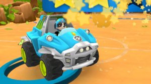 Щенячий патруль. Крепыш игра. Патрулевоз. Башня щенячьего патруля. Adventure Bay. Скай лётчица.  Ч36