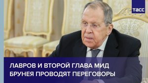 Лавров и второй глава МИД Брунея проводят переговоры