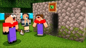 2 НУБА И ДЕВУШКА ПРО ИГРАЛИ В МАЙНКРАФТ И СЛУЧАЙНО НАШЛИ СТРАННУЮ ПОСТРОЙКУ!