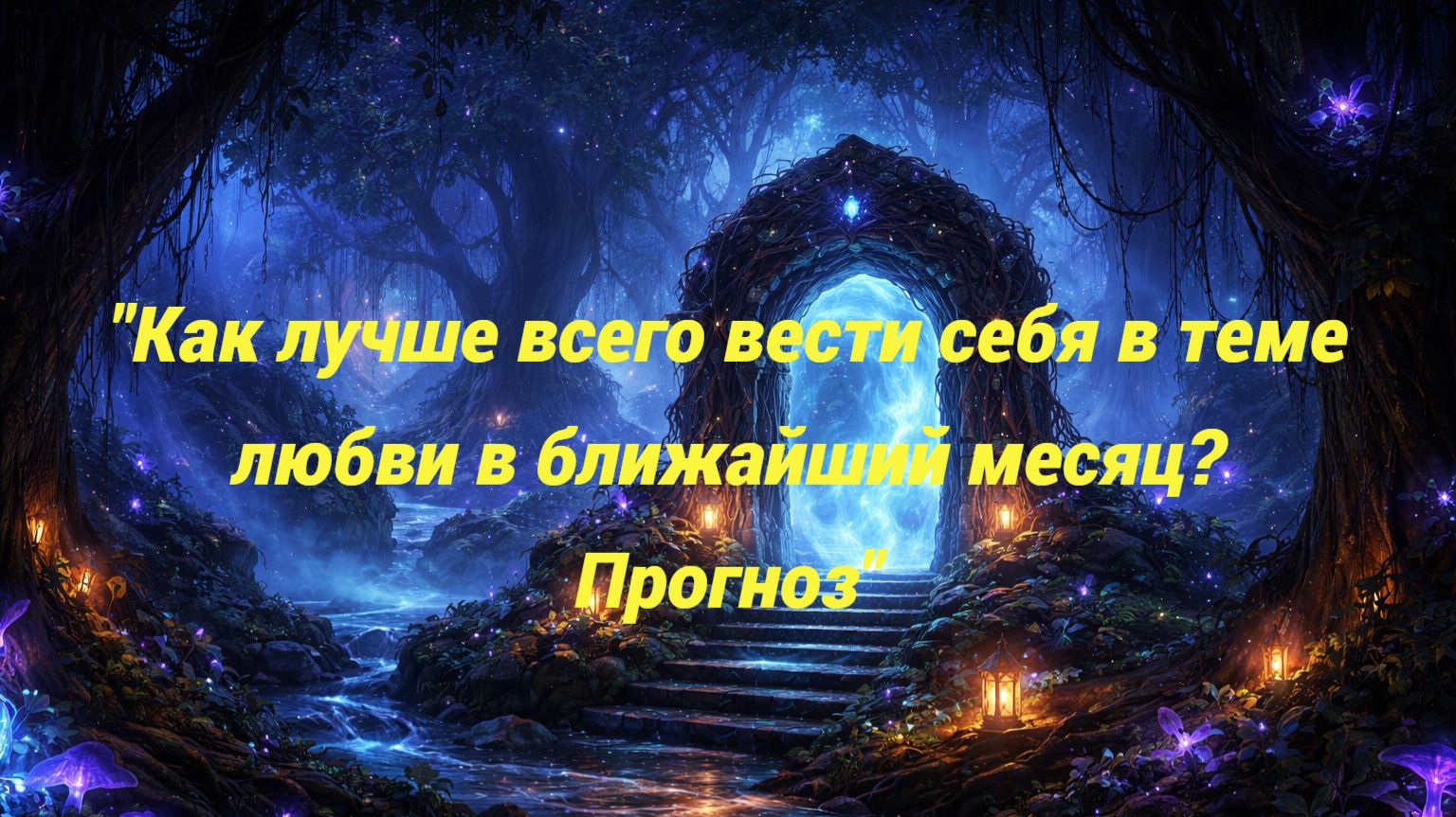 "Как лучше всего вести себя в теме любви в ближайший месяц? Прогноз"