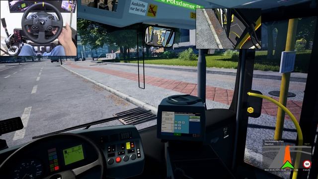 MAN Lion's City двухэтажный в The Bus 2021 🚌 Рейс на Thrustmaster T300RS 🔥
