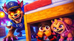 😱 Я СПРЯТАЛСЯ под КРОВАТЬЮ СО СКАЙ ЕХЕ от ГОНЩИКА ЕХЕ В МАЙНКРАФТЕ