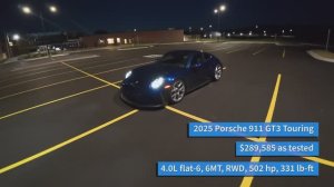 Обзор Porsche 911 GT3 Touring 2025 Порше 911