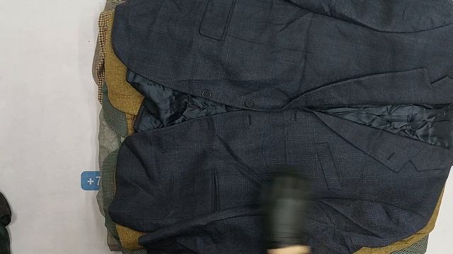 Пиджаки мужские в шотландскую клетку секонд оптом 17 пак