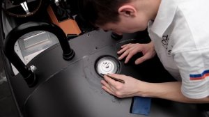 Защита трицикла Morgan полиуретановой матовой плёнкой VEGA PPF