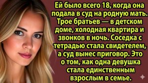 Истории из жизни: Мать лишили прав после слов старшей дочери  / аудио рассказы / аудиокниги