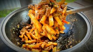 АЗУ ПО ТАТАРСКИ С СОЛЁНЫМИ ОГУРЦАМИ