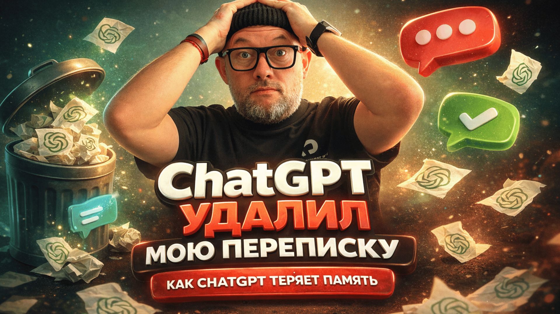 ChatGPT удалил мою переписку. Как ChatGPT теряет память и как защититься от этого
