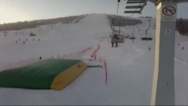 На горе в Шерегеше 2013 год.