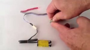 Работа эластичного министика в режиме управления светодиодами