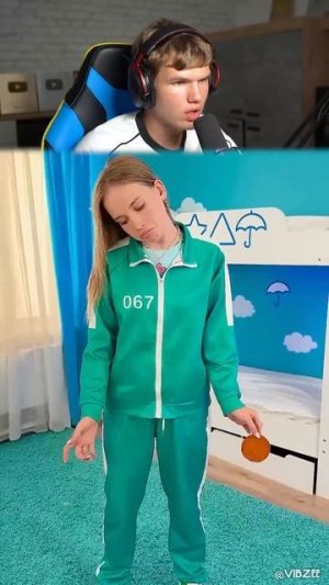 Игра в Кальмара в Реальной Жизни! 😱🦑 #shorts #шортс #интересно #челлендж #прикол #мем #юмор #рофл