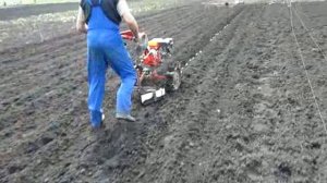 Засыпка борозд мотоблоком PATRIOT MONTANA